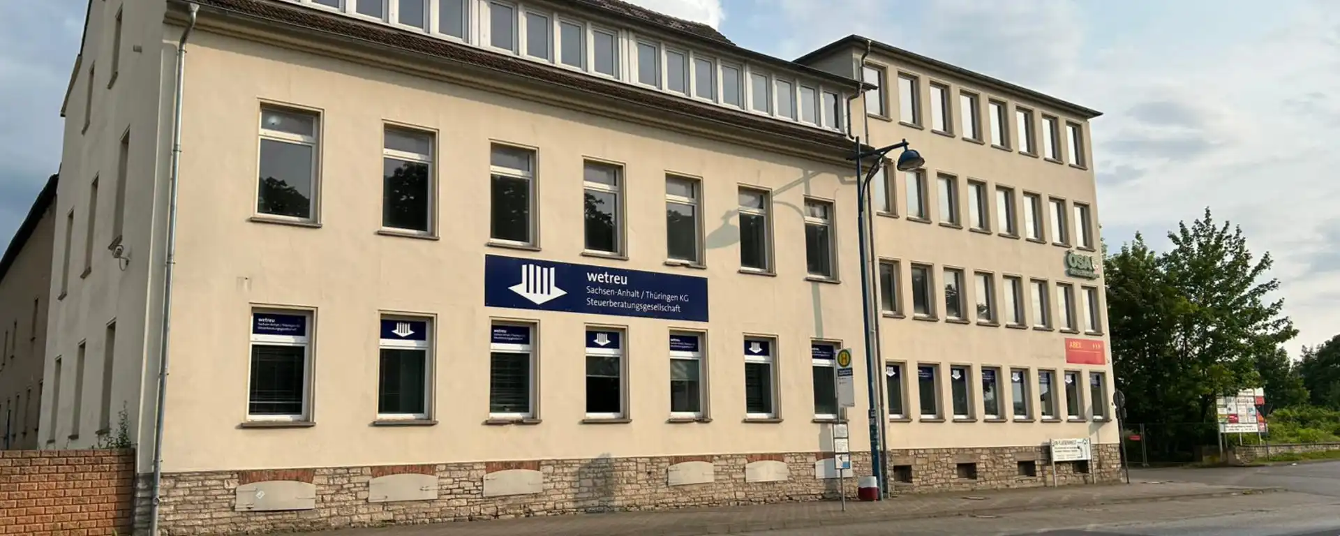 Das Gebäude von wetreu in Sangerhausen